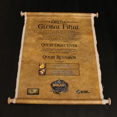 World of Warcraft BlizzCon Qualifiers Award Scroll